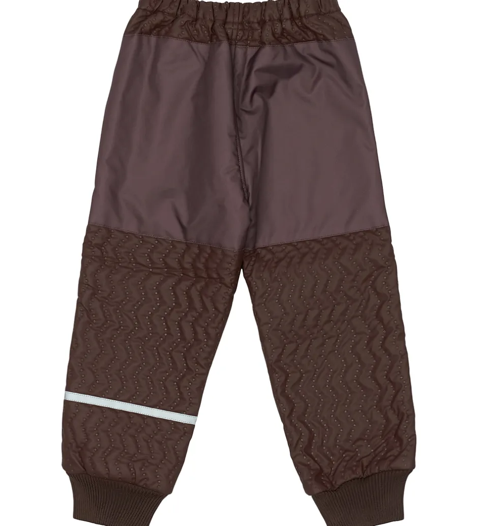 Børn Mikk-Line Termotøj m. Fleece - Duvet - Coated - French Roast
