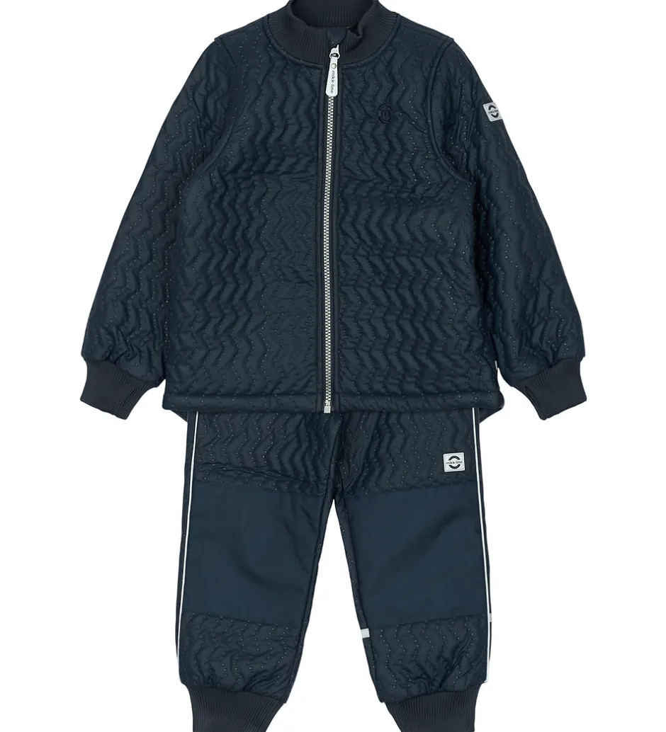 Børn Mikk-Line Termotøj m. Fleece - Duvet - Coated - Blue Nights