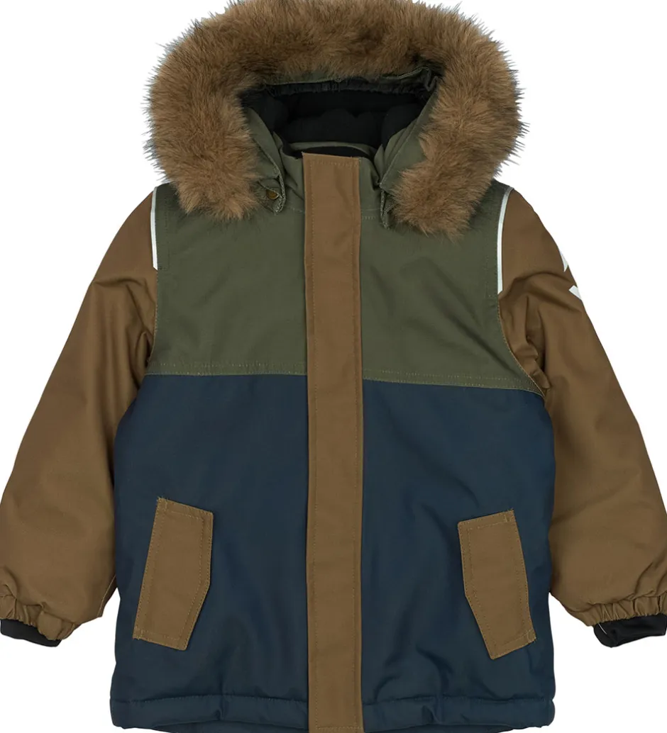 Vinterjakker*Mikk-Line Vinterjakke - Olive Night/Navy