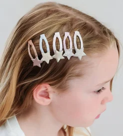 Mimi & Lula Hårspænder - 5-pak - 4 cm - Mini Stellina Shimmer En