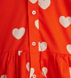 Kjoler*Mini Rodini Kjole - Hearts - Rød