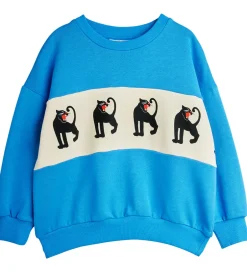 Børn Mini Rodini Sweatshirt - Panther - Blå