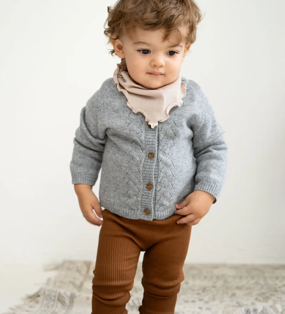 Striktrøjer*Minimalisma Cardigan - Inka - Uld - Gråmeleret