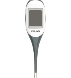 Mininor Termometer - Digitalt og m. Farver - Grå