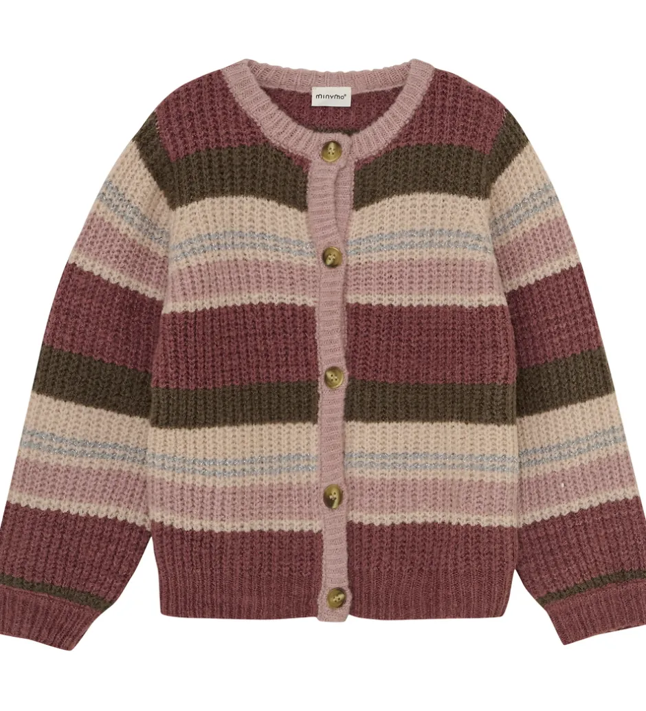 Børn Minymo Cardigan - Strik - Woodrose