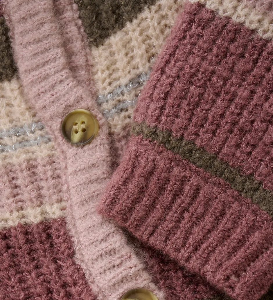 Børn Minymo Cardigan - Strik - Woodrose
