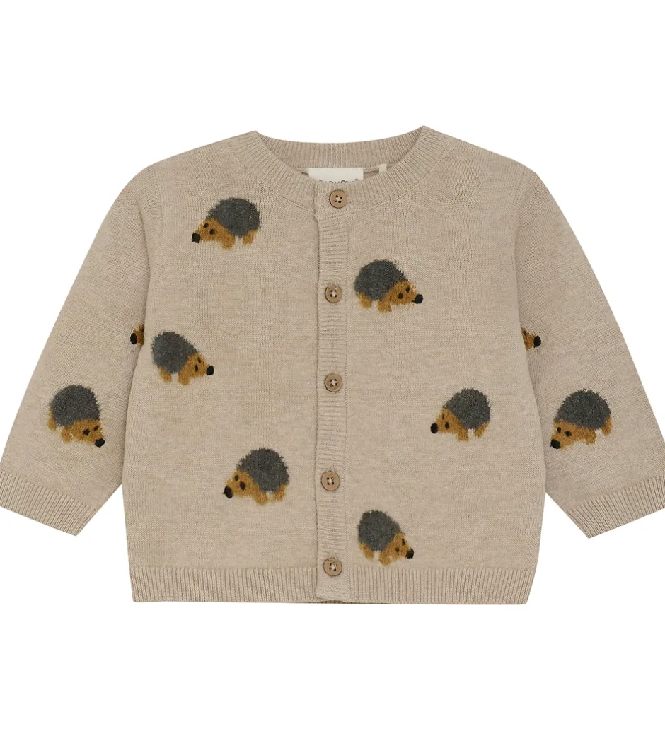 Striktrøjer*Minymo Cardigan Knit - Beige Melange