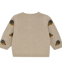Striktrøjer*Minymo Cardigan Knit - Beige Melange