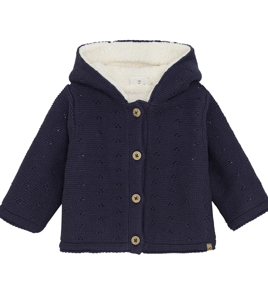 Børn Minymo Cardigan m. Teddy - Parisian Night