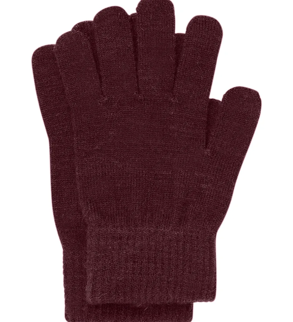 Børn Minymo Handsker - 3-pak - Uld - Catawba Grape