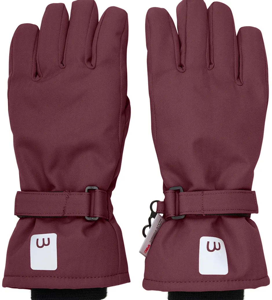 Handsker Og Luffer*Minymo Hansker m. Fleece - Catawba Grape