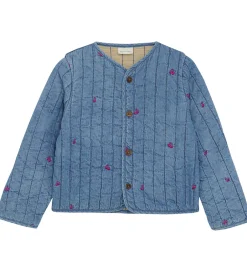 Cardigans*Minymo Jakke - Quilt - Ombre Blue