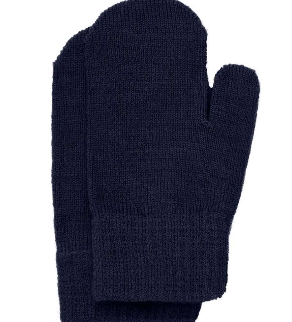 Handsker Og Luffer*Minymo Luffer - 3-pak - Uld - Parisian Night