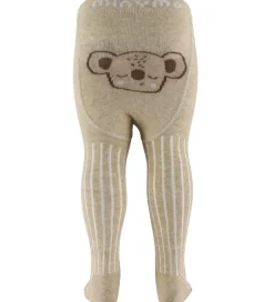 Strømpebukser*Minymo Strømpebukser - Rib - Silver Mink