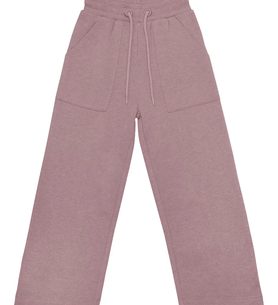Børn Minymo Sweatpants - 2-pak - Elderberry/Rainy Day