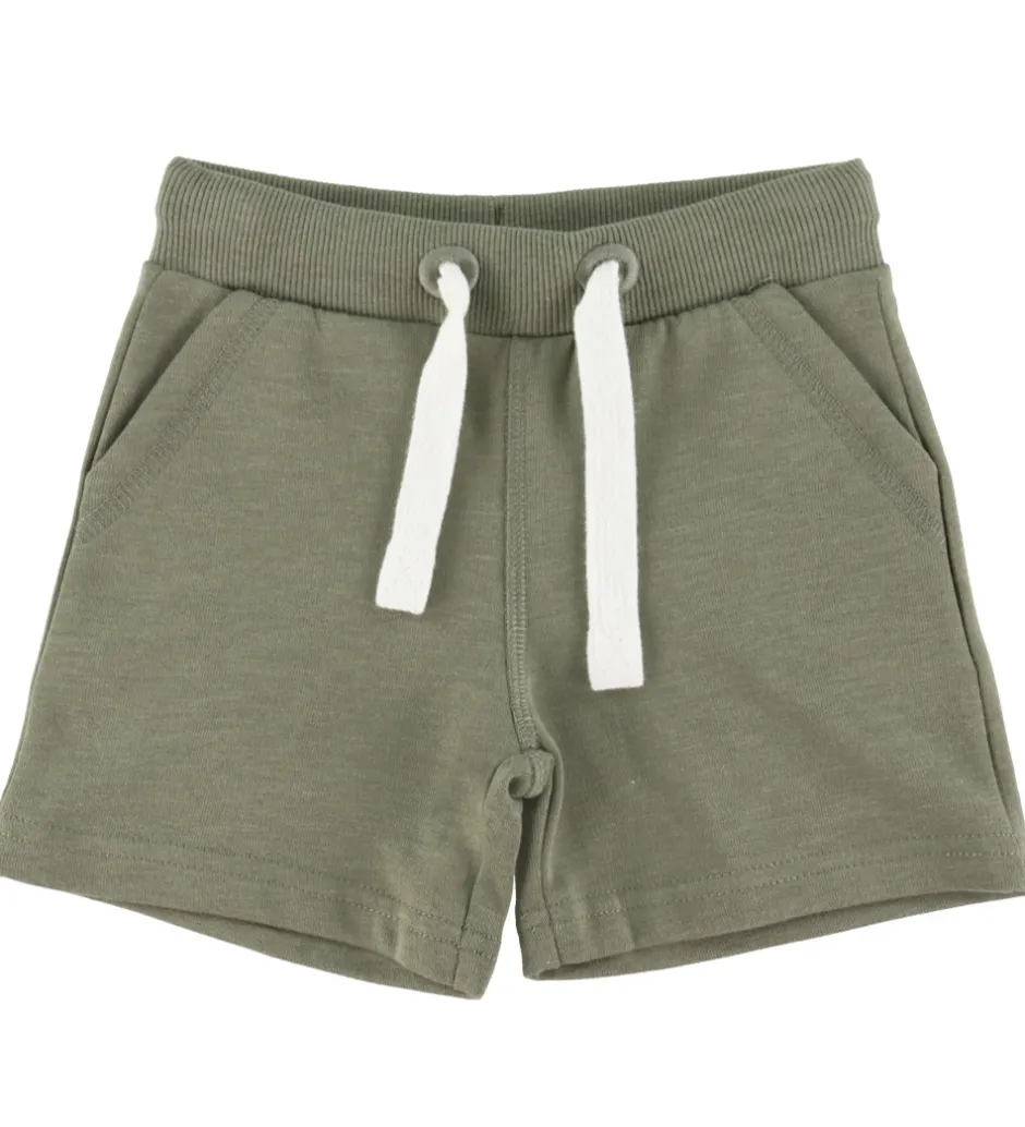 Shorts Og Knickers|Basis*Minymo Sweatshorts - 2-pak - Vetiver