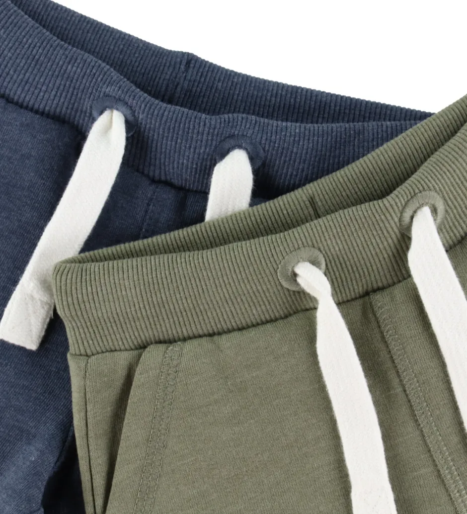Shorts Og Knickers|Basis*Minymo Sweatshorts - 2-pak - Vetiver
