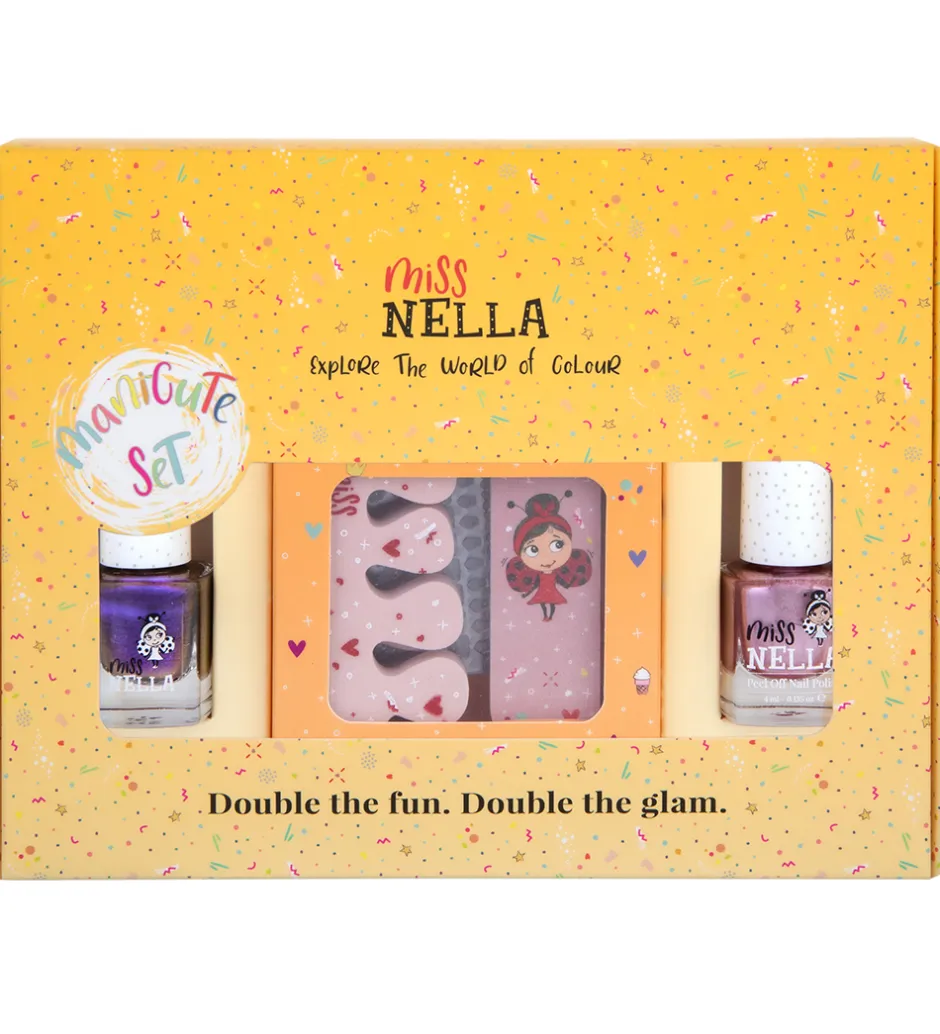 Neglelak*Miss Nella Manicuresæt - ManiCute - Metallic