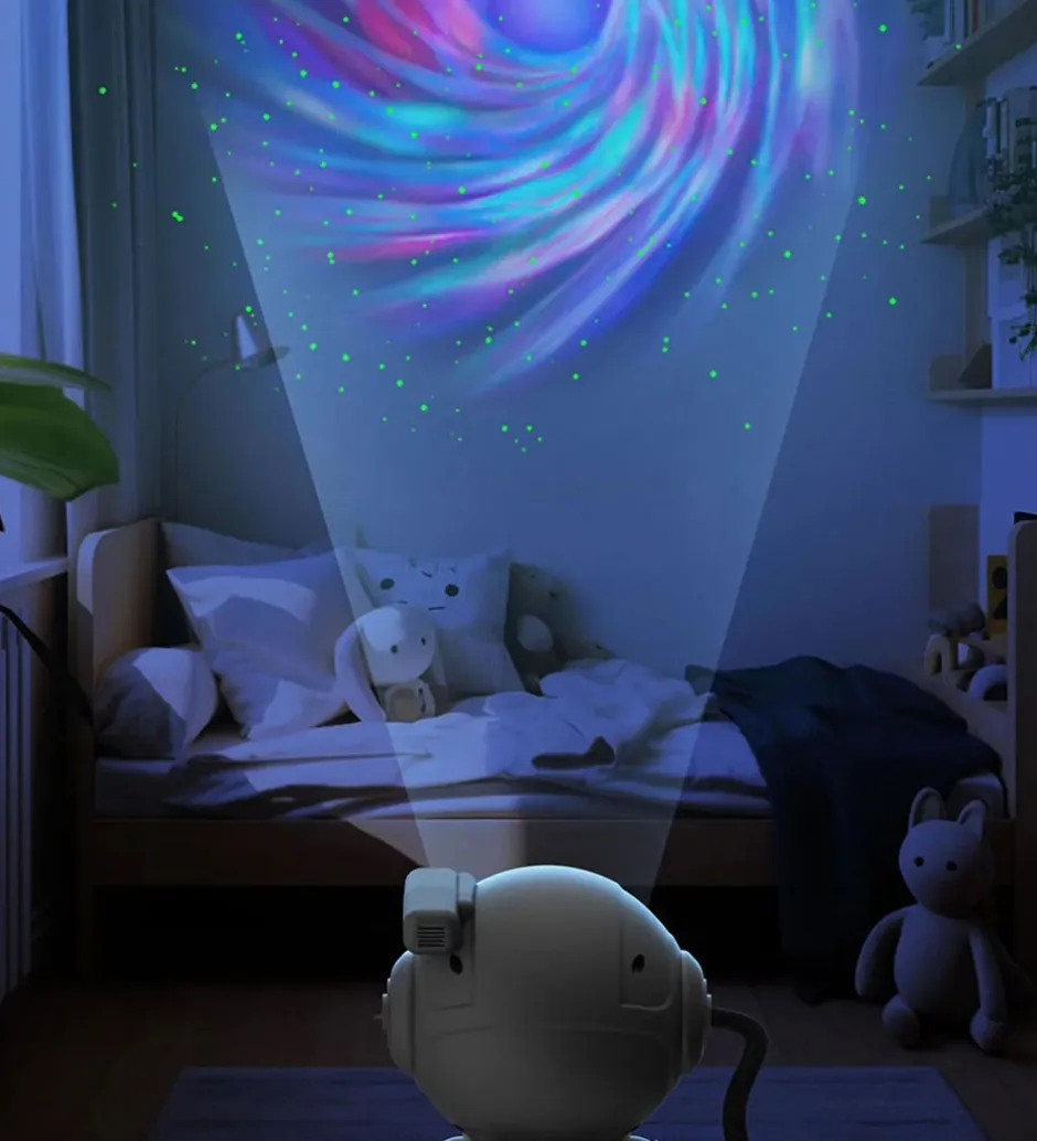 Fritstående Lamper|Lamper*Mobility on Board Stellar Light - Space - Silver Astronaut