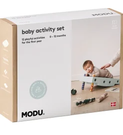 Motorisk Legetøj*MODU Baby Motoriksæt - 10 Dele - Ocean Mint/Forest Green