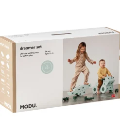 Tumledyr|Motorisk Legetøj*MODU Dreamer Sæt - 34 Dele - 70x40x20 cm - Ocean Mint/Forest Gre