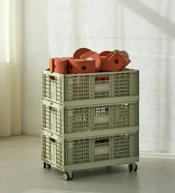 Foldekasser|Bokse Og Kasser*MODU Foldekasse - 60x40x22 cm - Dusty Green