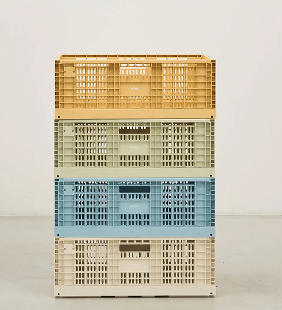 Foldekasser|Bokse Og Kasser*MODU Foldekasse - 60x40x22 cm - Sand Grey