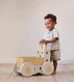 Tumledyr|Motorisk Legetøj*MODU Gåvogn 3-i-1 - 48x27x44 cm - Sand Grey/Honey Yellow
