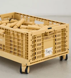 MODU Hjul til Foldekasse - 4 stk. - Honey Yellow