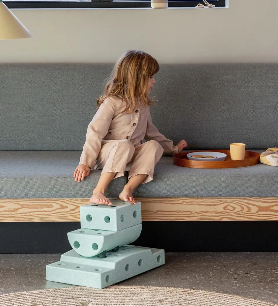 Motorisk Legetøj|Tumlemøbler*MODU Klods Base - 50x30x10 cm - Ocean Mint