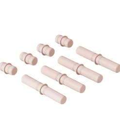 Motorisk Legetøj|Tumlemøbler*MODU Samlepinde - 8 stk - Soft Rose