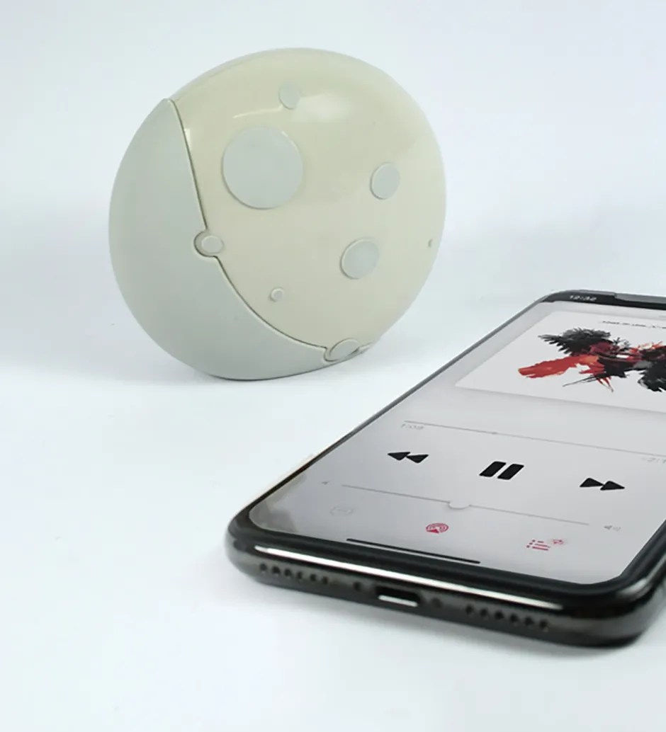 Højtalere*Moji Power Højtaler - Bluetooth - Moon