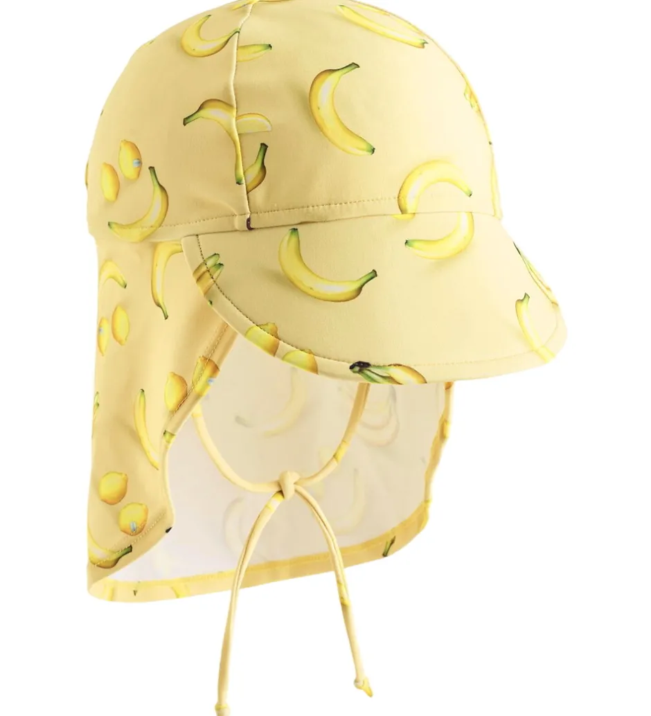 Børn Molo Badehat - UV50+ - Nando - Lemon Banana