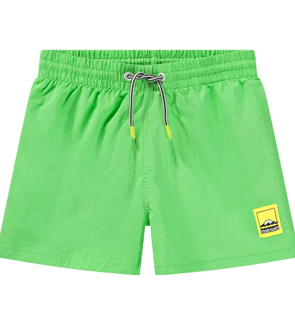 Børn Molo Badeshorts - UV50+ - Niko Solid - Green Vibes