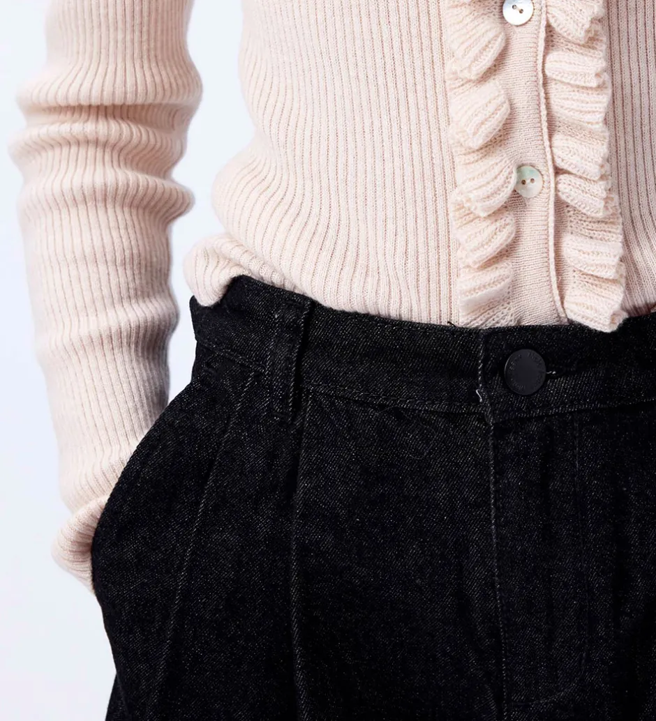 Striktrøjer*Molo Cardigan - Strik - Uld/Bomuld - Gamora - Buttercream