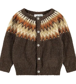 Striktrøjer*Molo Cardigan - Strik - Uld - Bay - Browns