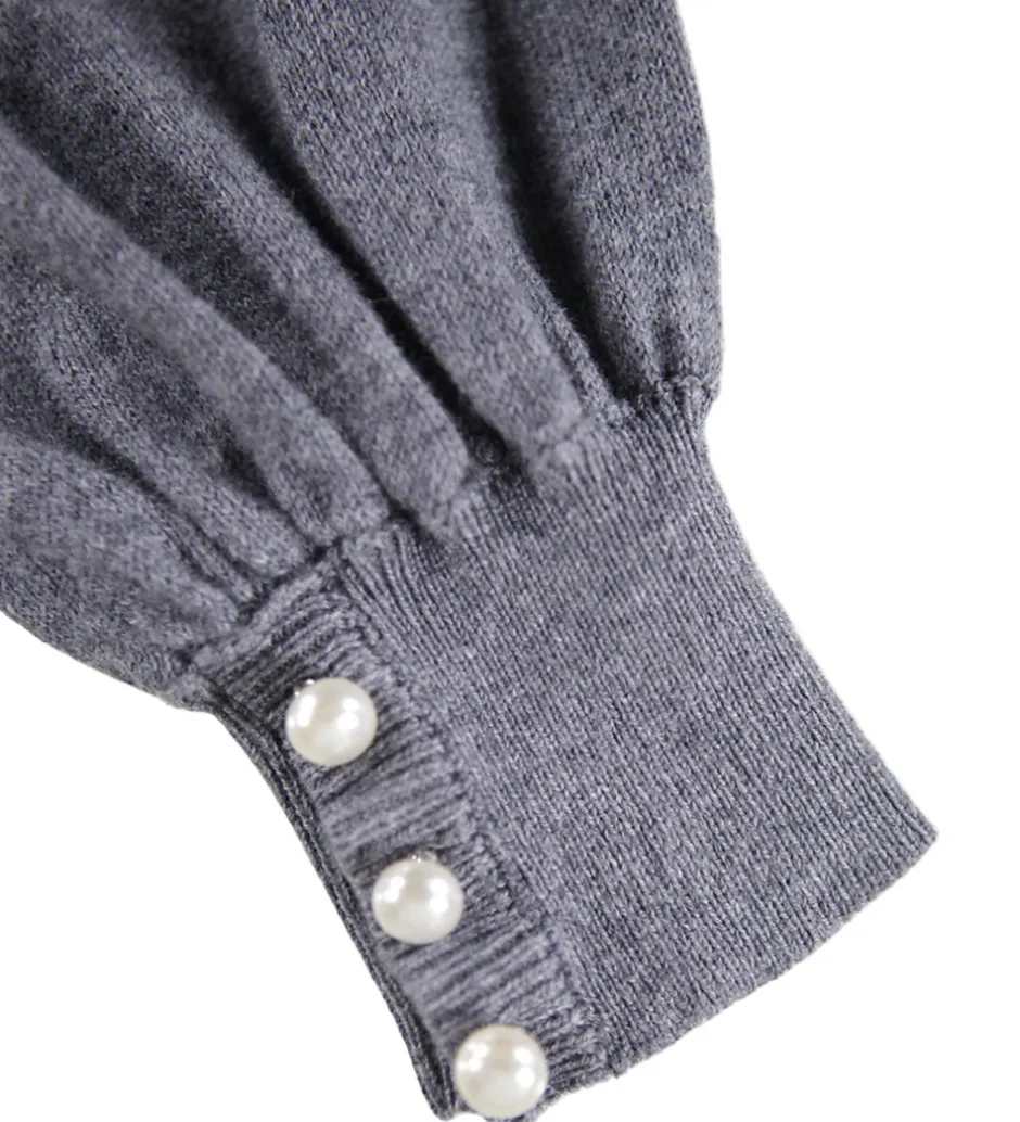 Striktrøjer*Molo Cardigan - Strik - Uld/Bomuld - Guinevere - Grey Melange