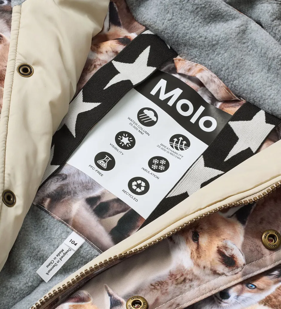 Flyverdragter*Molo Flyverdragt - Polaris Fur - Playing Foxes
