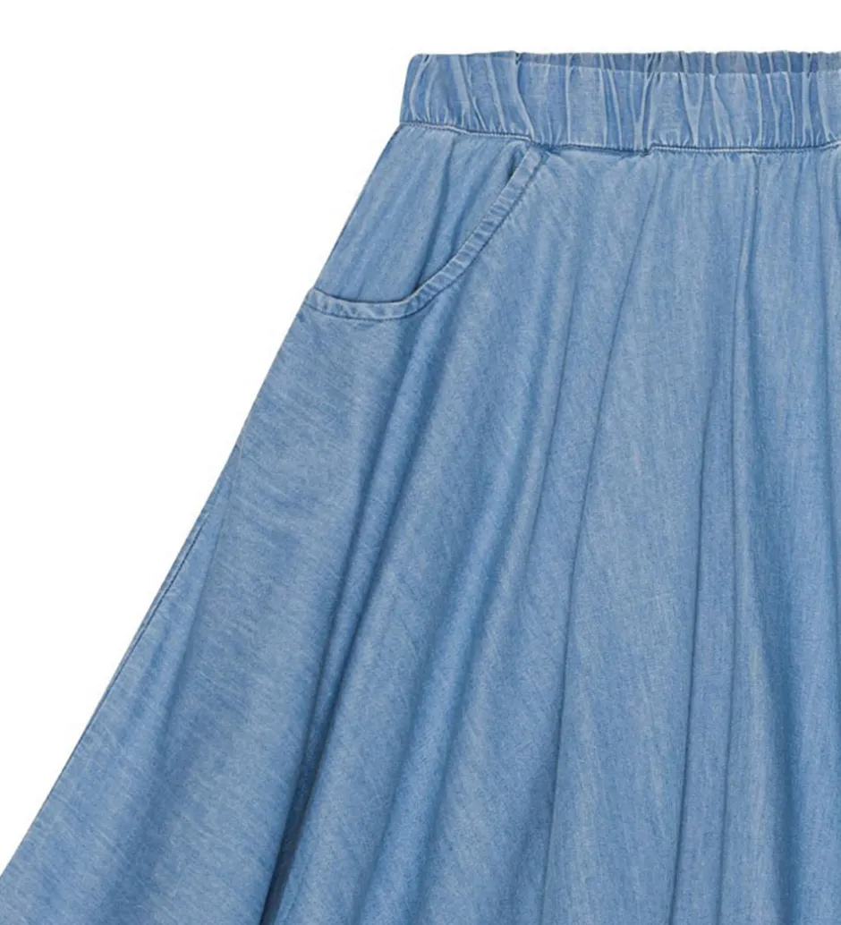 Nederdele*Molo Nederdel - Denim - Bell - Sky Indigo