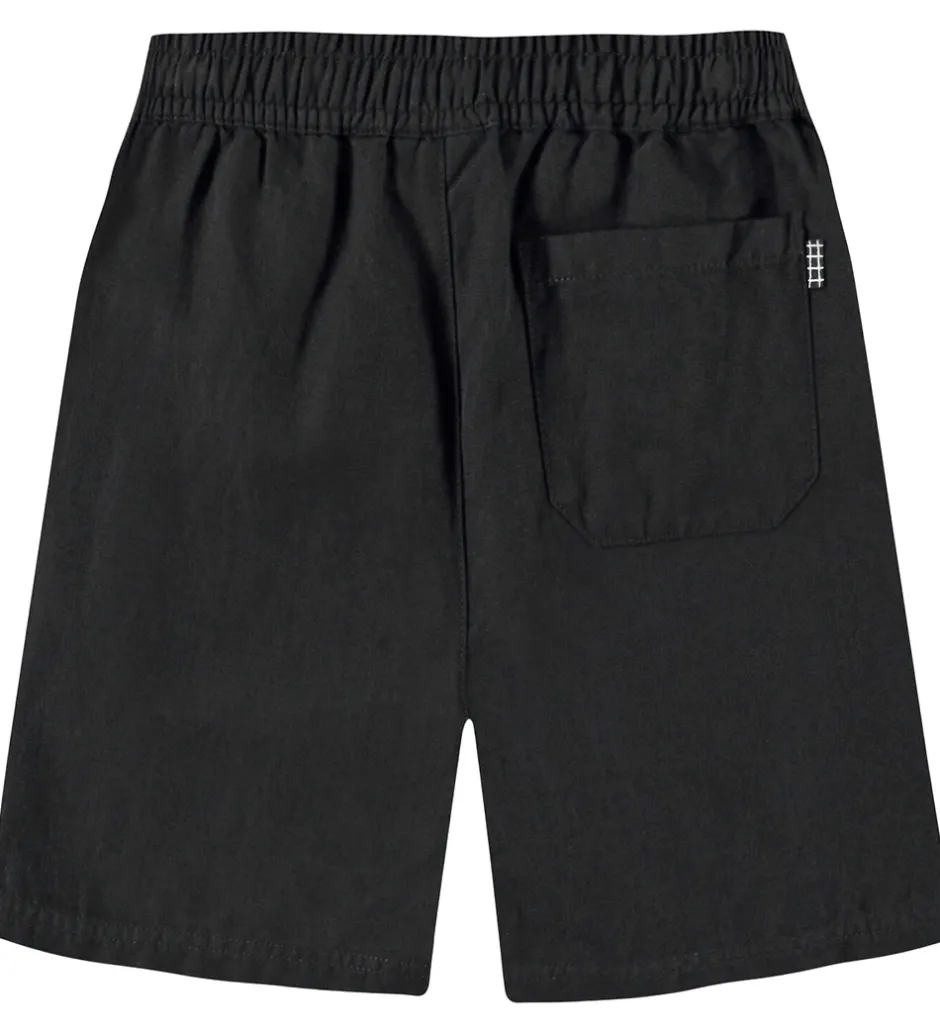 Børn Molo Shorts - Hør - Amal - Sort