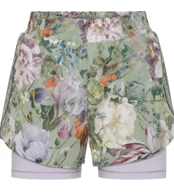 Gymnastiktøj*Molo Shorts - Omari - Green Botanic