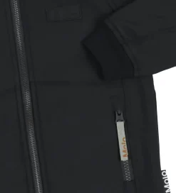 Børn Molo Softshelljakke m. Fleece - Cloudy - Sort