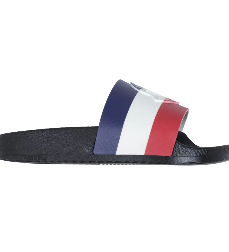 Badesandaler*Moncler Badesandaler - Petit Basile - Sort m. Logo