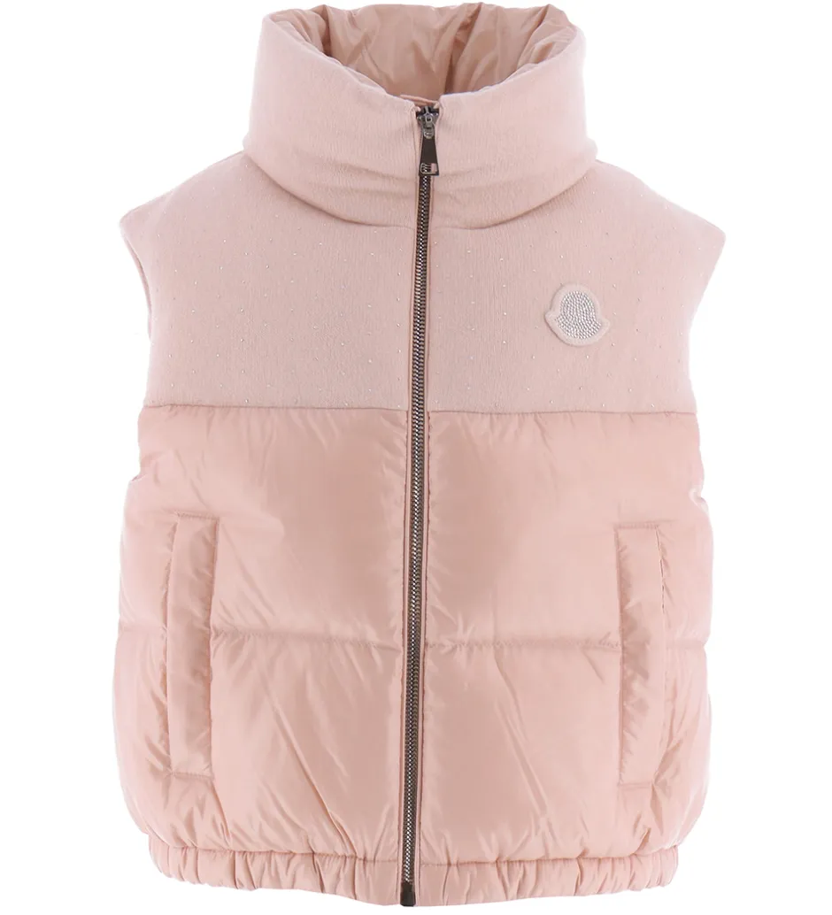 Børn Moncler Dunvest - Suzan - Dusty Rose m. Similisten