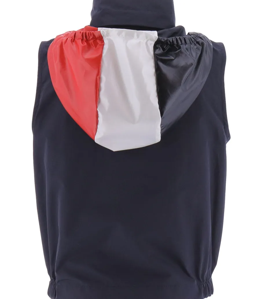 Børn Moncler Vest - Zene - Mørkeblå m. Rød/Hvid