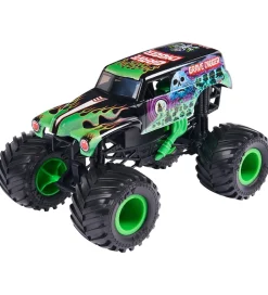 Biler, Tog Og Køretøjer*Monster Jam Collector Truck - 1:24 - Grave Digger - Sort/Grøn