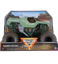 Biler, Tog Og Køretøjer*Monster Jam Collector Truck - 1:24 - Soldier Fortune - Grøn