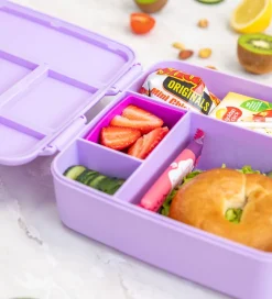 Madkasser*Montiico Indsatser - 2-pak - Bento Feast - Silikone - Fuchsia