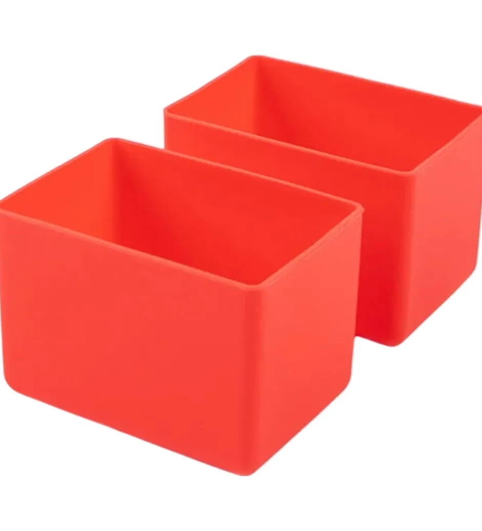 Madkasser*Montiico Indsatser - 2-pak - Bento Feast - Silikone - Watermelon