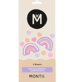 Montiico Klistermærker - 3 ark - Rainbow Roller